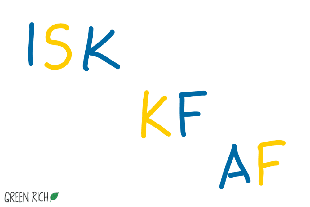 the different account types in Sweden,